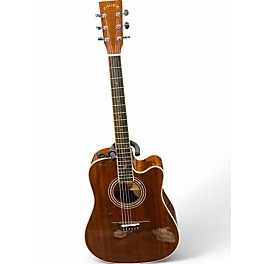 Used 2022 Zager ZAD-50CE MAHOGANY Natural Acoustic Electric Guitar