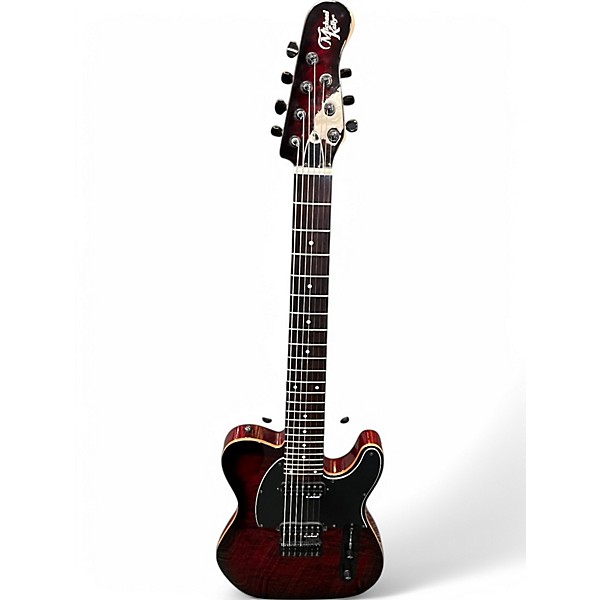 Used Michael Kelly 507-7 RED BURST Solid Body Electric Guitar