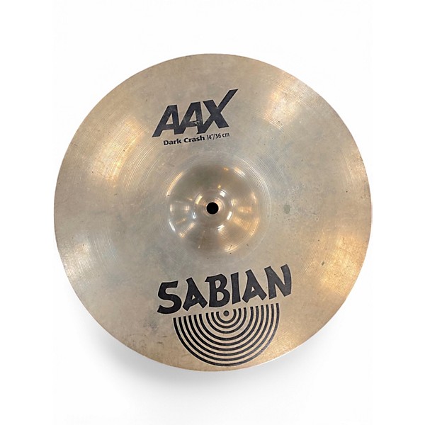 Used SABIAN 14in AAX Series Dark Crash Cymbal
