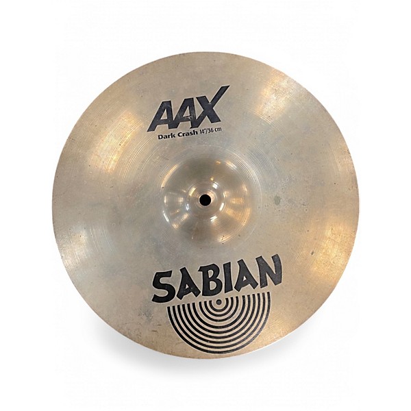 Used SABIAN 14in AAX Series Dark Crash Cymbal
