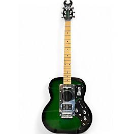 Used Burns Steer Trans Green Solid Body Electric Guitar