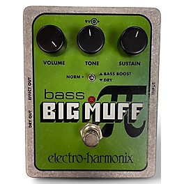 Used Electro-Harmonix XO Bass Big Muff Distortion Bass Effect Pedal