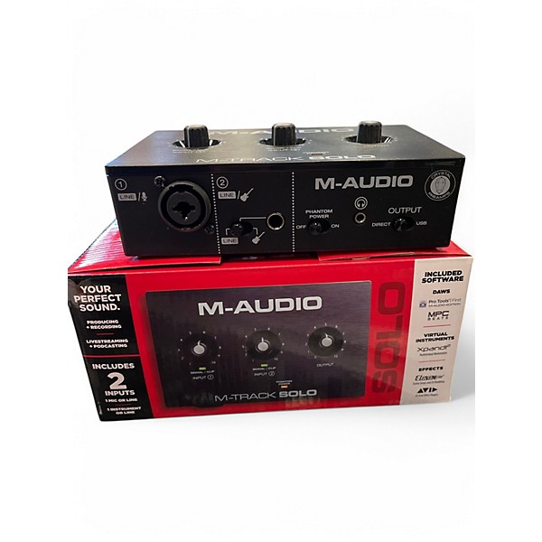Used M-Audio M Track Solo Audio Interface