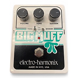 Used Electro-Harmonix Big Muff Tone Wicker Distortion Effect Pedal