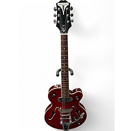 Used Epiphone Wildkat with Bigsby Wine Red Hollow Body Electric Guitar