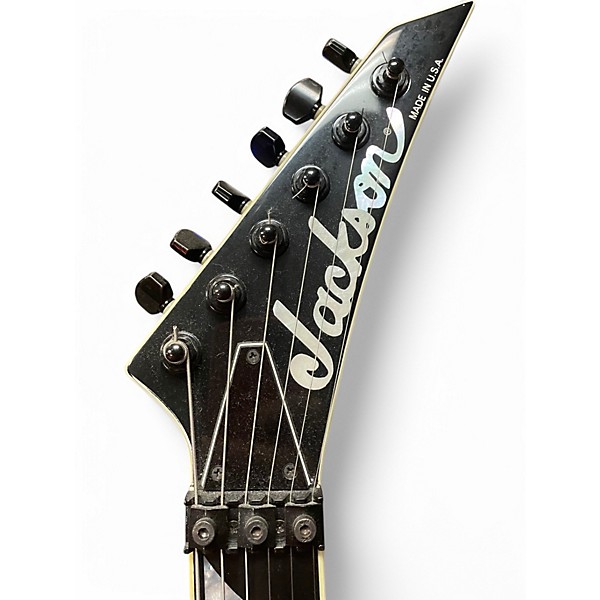 Used Jackson KV2 King V USA Black Solid Body Electric Guitar