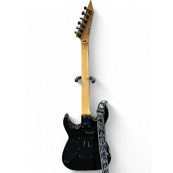 Used ESP LTD M100FM Black Solid Body Electric Guitar
