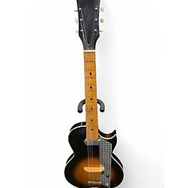 Vintage 1961 Kay 1960 Kay Model 1961 Value Leader Tobacco Sunburst Solid Body Electric Guitar