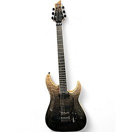 Used Schecter Guitar Research C1 FR SLS Elite Black Fade Burst Solid Body Electric Guitar