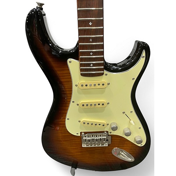Used Dean Zelinsky tagliare private label Tobacco Burst Solid Body Electric Guitar