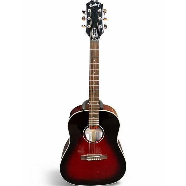 Used Epiphone Slash J-45 Vermillion Sunburst Acoustic Electric Guitar,Specials : American Fashion Style Bags On Sale
