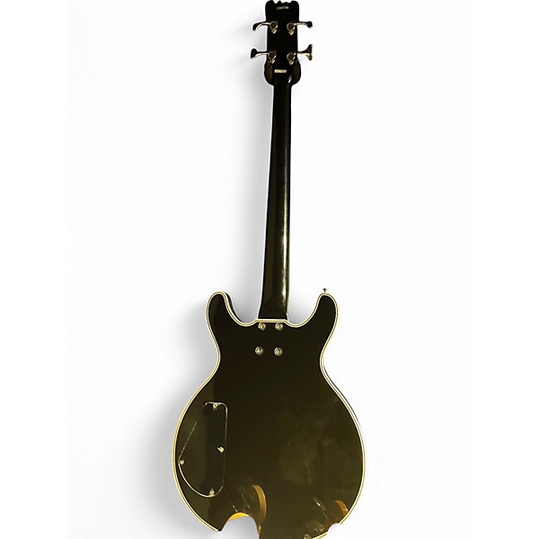 Used Eastwood Black Widow Black Electric Bass Guitar