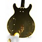 Used Eastwood Black Widow Black Electric Bass Guitar