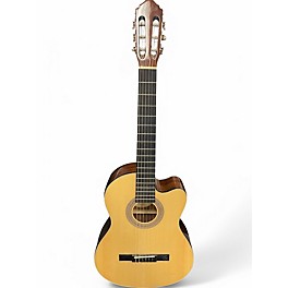 Used Lucero LC100CE Natural Classical Acoustic Electric Guitar