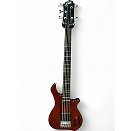 Used Zon Legacy Elite Mahogany Wood Electric Bass Guitar
