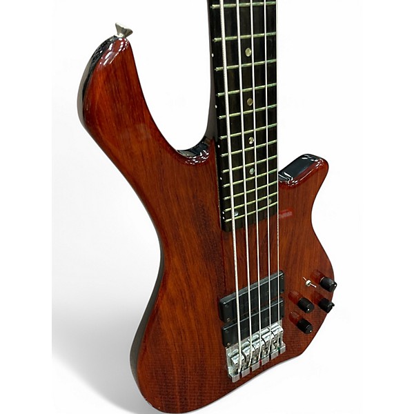 Used Zon Legacy Elite Mahogany Wood Electric Bass Guitar