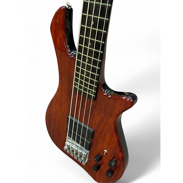 Used Zon Legacy Elite Mahogany Wood Electric Bass Guitar
