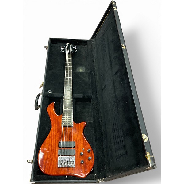 Used Zon Legacy Elite Mahogany Wood Electric Bass Guitar
