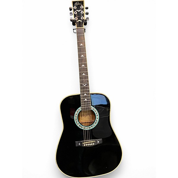 Used Esteban T200 Black Acoustic Electric Guitar