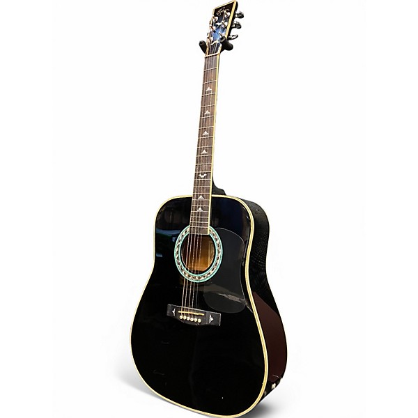 Used Esteban T200 Black Acoustic Electric Guitar