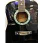 Used Esteban T200 Black Acoustic Electric Guitar