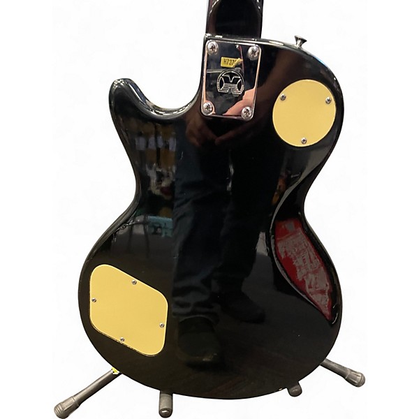Used Hondo LP Black Solid Body Electric Guitar