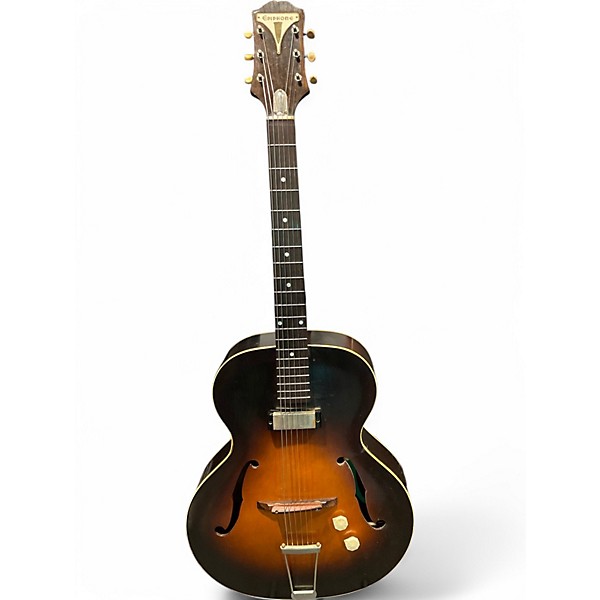 Vintage 1952 Epiphone Century Spanish Sunburst Hollow Body Electric Guitar