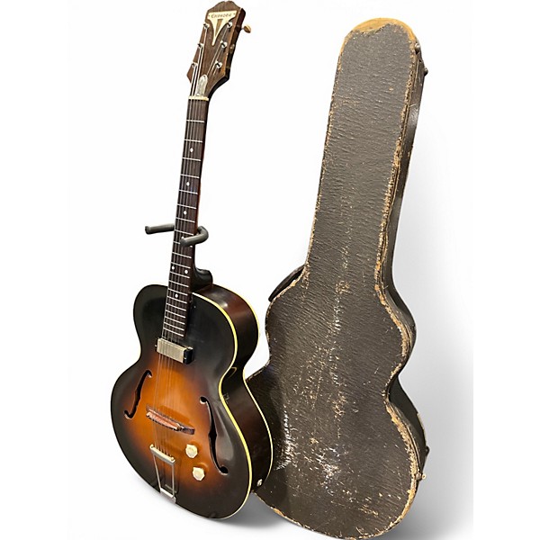 Vintage 1952 Epiphone Century Spanish Sunburst Hollow Body Electric Guitar
