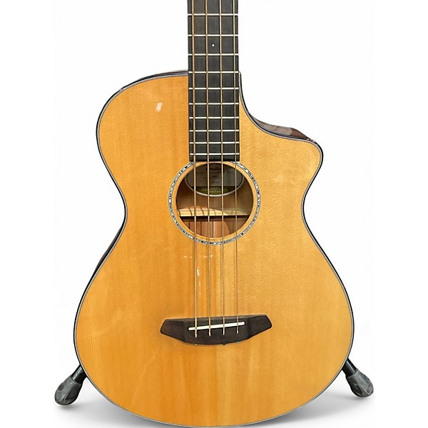 Used Breedlove Pursuit 4 String Natural Acoustic Bass Guitar