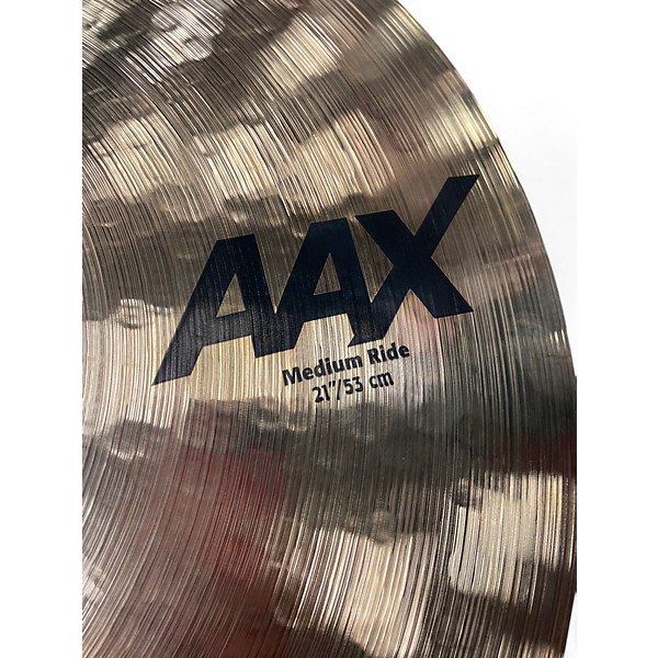 Used SABIAN 21in AAX Medium Ride Cymbal