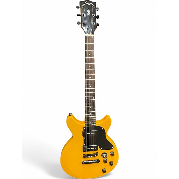 Used Firefly FFDC Yellow Solid Body Electric Guitar