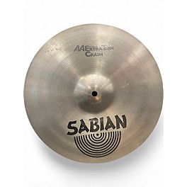 Used SABIAN 14in AA EXTRA THIN CRASH Cymbal