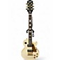 Used 2000s Epiphone Les Paul Standard White Sparkle Solid Body Electric Guitar thumbnail