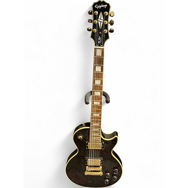 【中古品】Epiphone LesPaul Custom Used 2006 Epiphone Les Paul Custom Black Solid Body Electric
