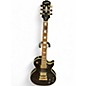 Used 2006 Epiphone Les Paul Custom Black Solid Body Electric Guitar thumbnail