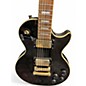 Used 2006 Epiphone Les Paul Custom Black Solid Body Electric Guitar