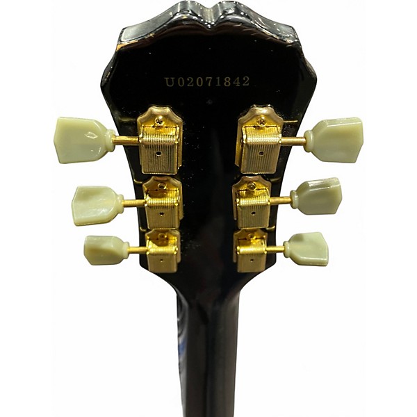 Used 2002 Epiphone G400 Deluxe Black Solid Body Electric Guitar