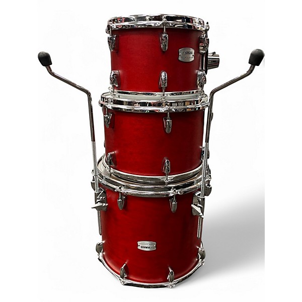 Used 2021 Yamaha 4 Piece Tour Custom CANDY APPLE SATIN Drum Kit