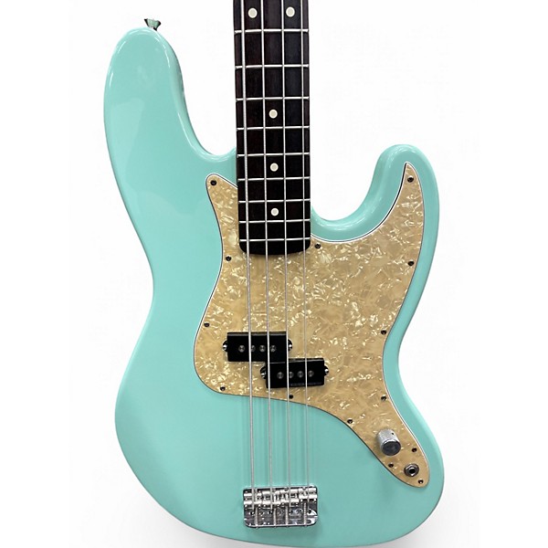 Used 2001 Fender Mark Hoppus P Bass Seafoam Green Electric Bass Guitar