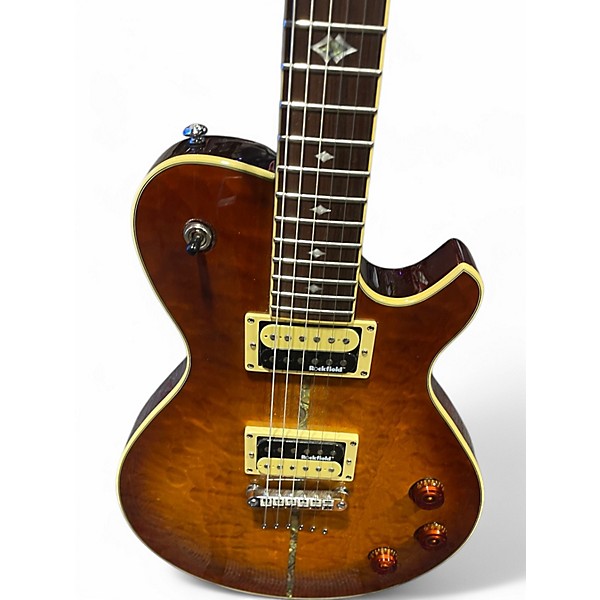 Used Michael Kelly Patriot Heritage Honey Burst Solid Body Electric Guitar
