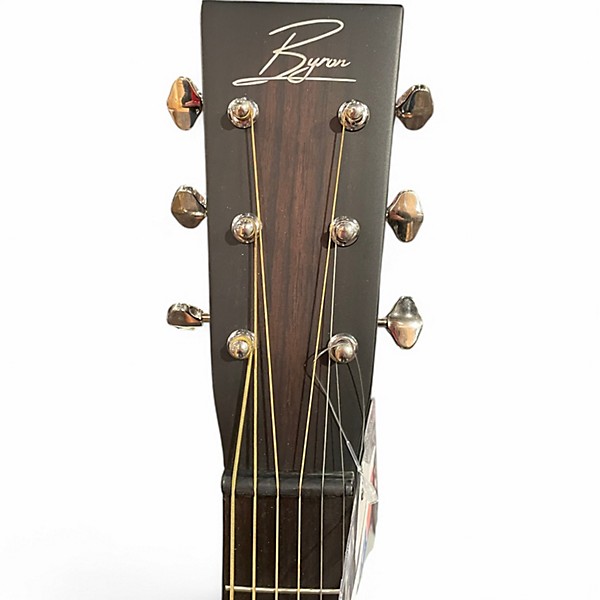 Used Byron Custom Shop Mahogany Acoustic Electric Guitar