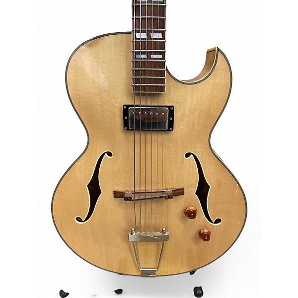 Used Eastman AR371CE Blonde Hollow Body Electric Guitar