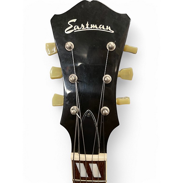 Used Eastman AR371CE Blonde Hollow Body Electric Guitar