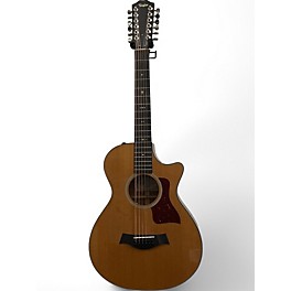 Used Taylor 552CE 12 Fret Natural 12 String Acoustic Electric Guitar