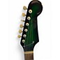 Vintage 1960s Kimberly Bison 4 Pickup Model Green Burst Solid Body Electric Guitar