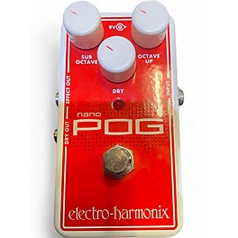 Used Electro-Harmonix Nano POG Polyphonic Octave Generator Effect Pedal