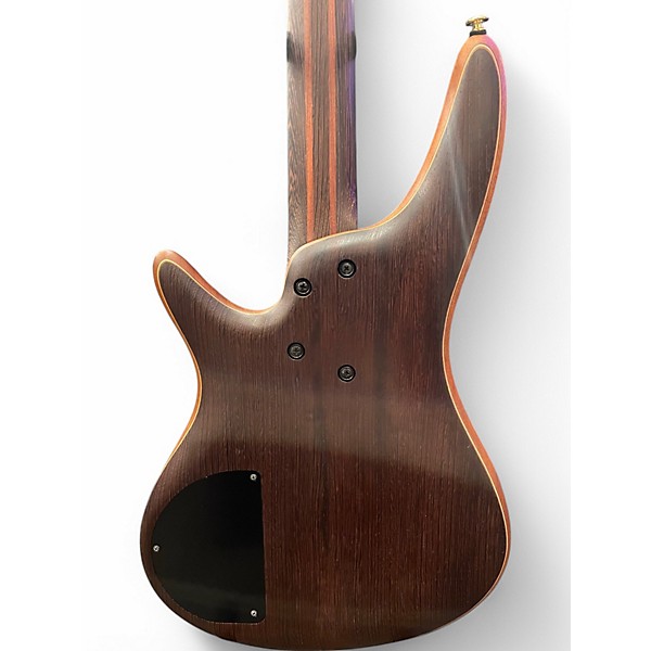 Used 2012 Ibanez Prestige SR5000 Natural Electric Bass Guitar