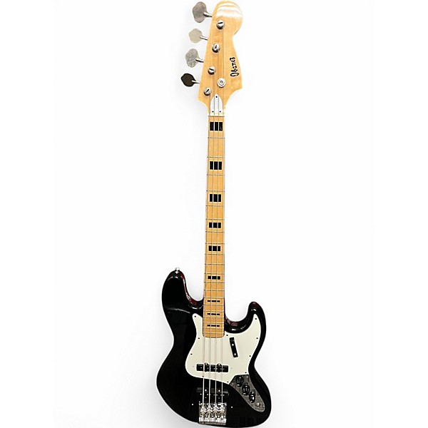 Vintage 1970s Ibanez Lawsuit Black Electric Bass Guitar