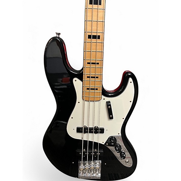 Vintage 1970s Ibanez Lawsuit Black Electric Bass Guitar