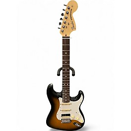 Used Fender American Performer Stratocaster HSS 2 Tone Sunburst Solid Body Electric Guitar